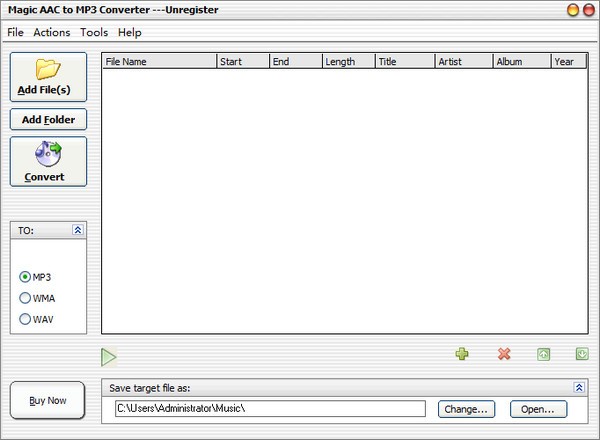 Magic AAC to MP3 Converter(AAC转MP3转换器)