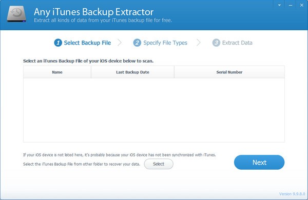 Any iTunes Backup Extractor(iTunes备份提取器)