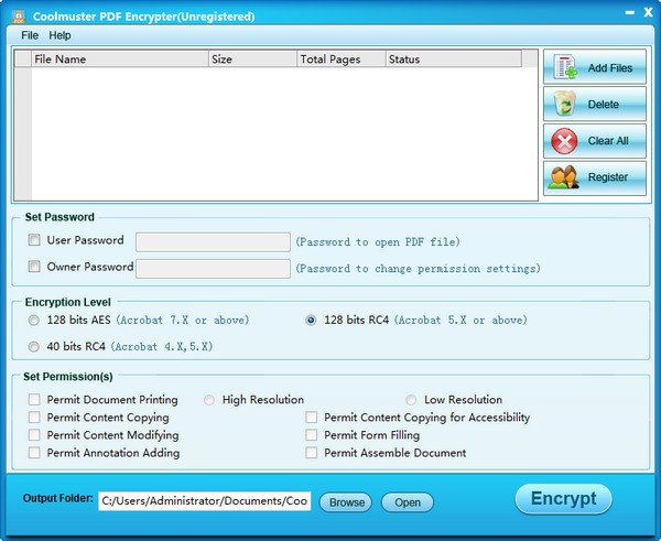 Coolmuster PDF Encrypter(PDF加密工具)