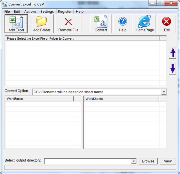 Convert Excel to CSV