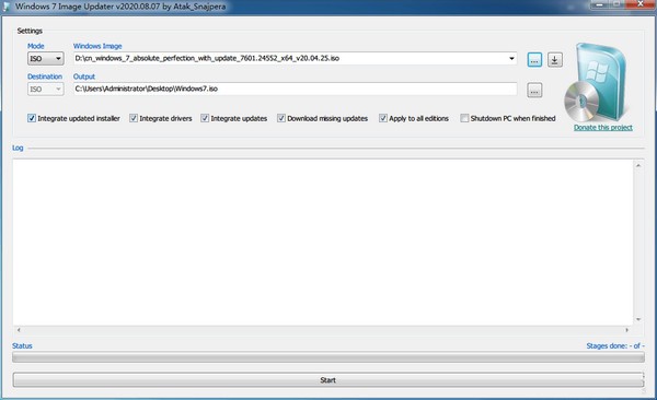 Windows 7 Image Updater(Win7映像更新程序)