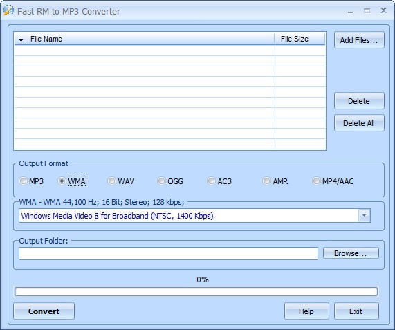 Fast RM to MP3 Converter(RM转MP3工具)