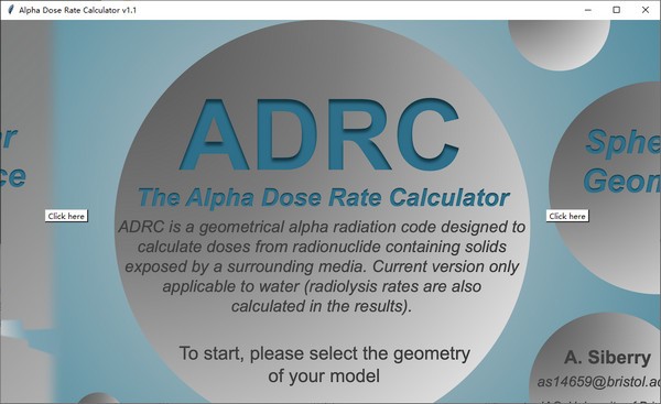 Alpha Dose Rate Calculator(阿尔法辐射计算)