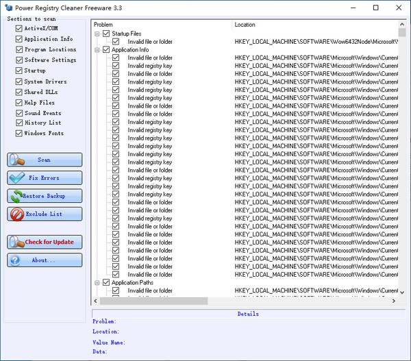 Power Registry Cleaner Freeware(注册表清理工具)