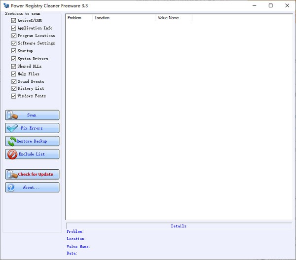 Power Registry Cleaner Freeware(注册表清理工具)