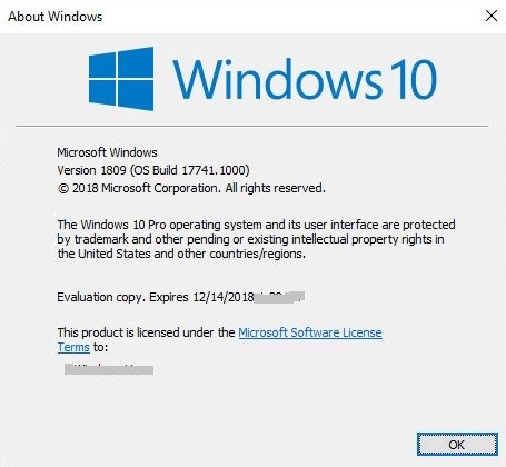 Windows10 RS5正式版大版本标记为version 1809，预计9月发布(1)