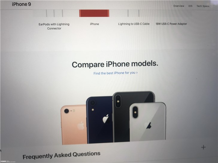 似苹果iPhone9在中国的购买页面曝光：6种配色，三款新机型(3)