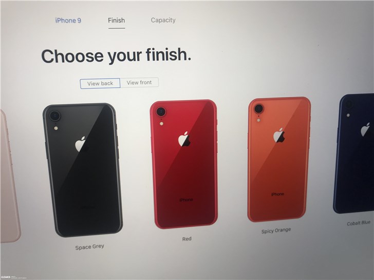 似苹果iPhone9在中国的购买页面曝光:6种配色,三款新机型(2)