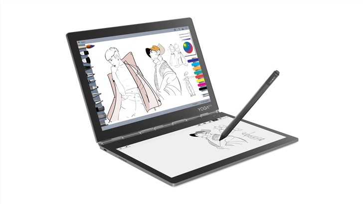 联想发布Windows10双屏笔记本YOGA Book 2：电子墨水屏取代键盘(1)