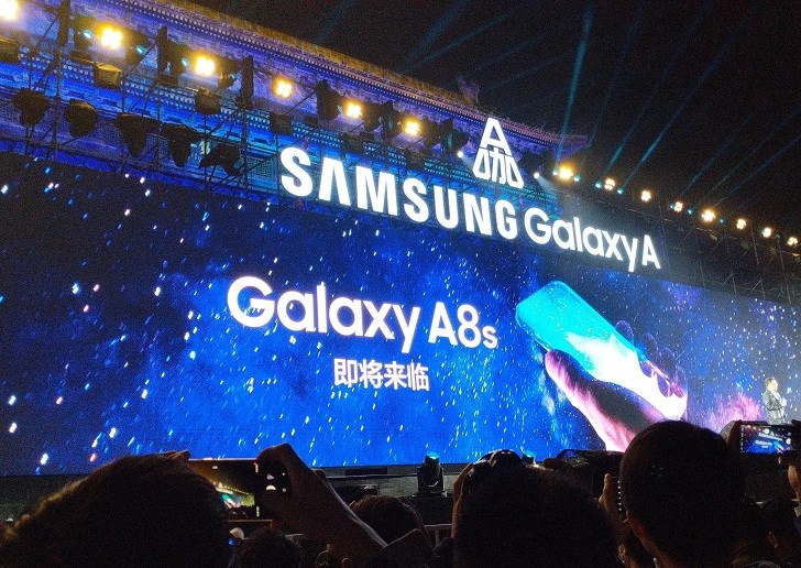 曝三星Galaxy A8s前面板谍照显示首搭Infinity U屏幕(2)