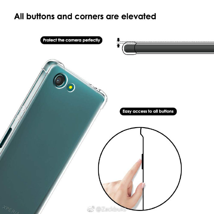 索尼Xperia XZ4 Compact手机带壳渲染图再度曝光(3)