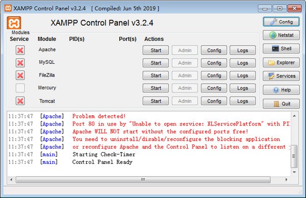 XAMPP(php集成环境包)