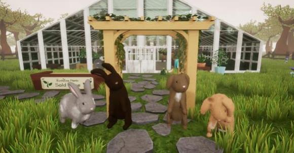 超可爱合作休闲游戏《兔子温室》登陆Steam和兔子伙伴经营温室(2)