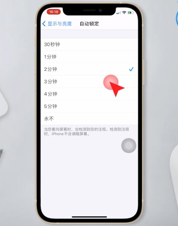 苹果手机亮屏时间怎么调(3)