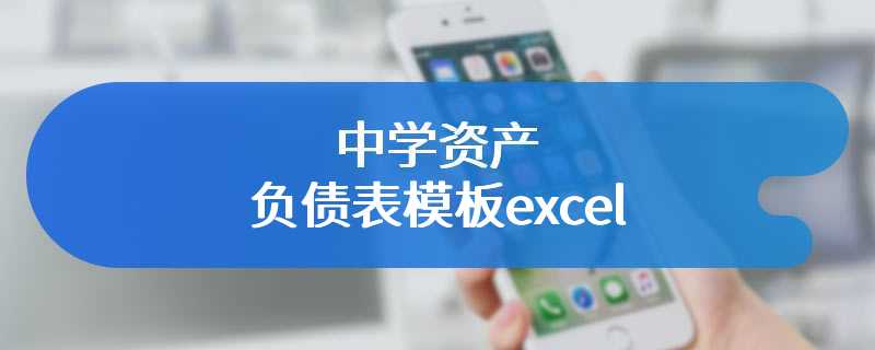 中学资产负债表模板excel