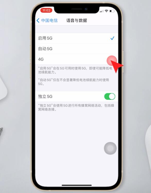 苹果手机怎么切换4g和5g(5)
