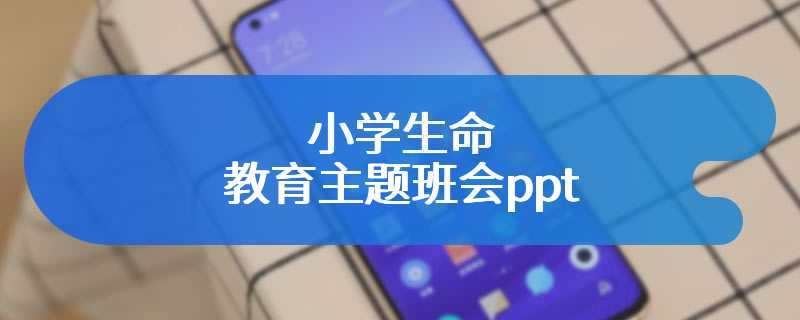 小学生命教育主题班会ppt