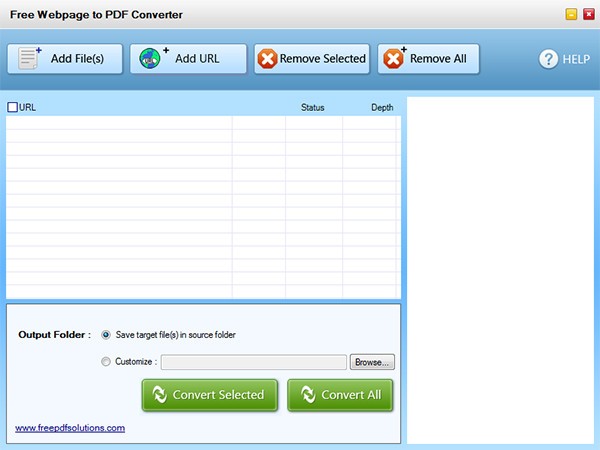 Free Webpage to PDF Converter(文件格式转换工具)