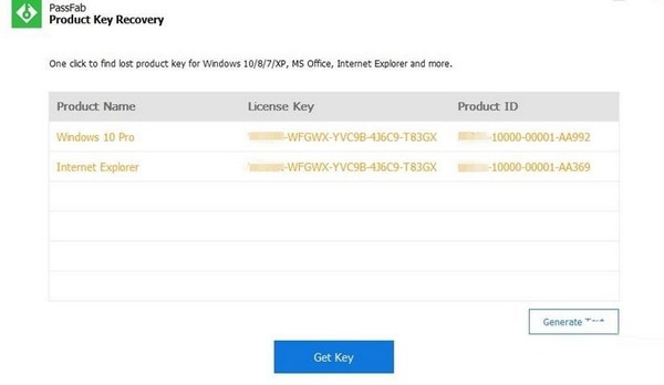 PassFab Product Key Recovery(产品秘钥恢复软件)