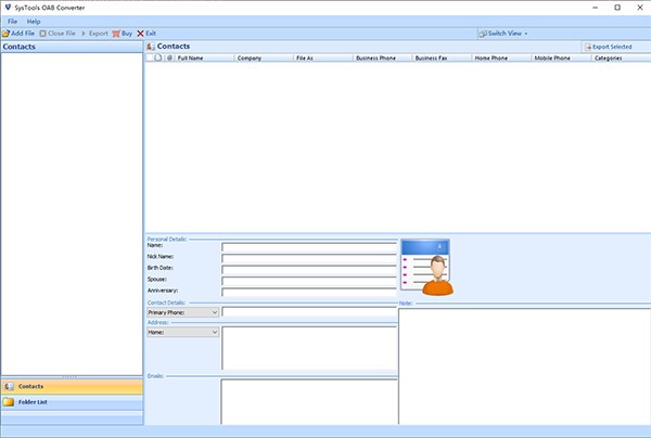 SysTools OAB Converter(文件格式转换工具)