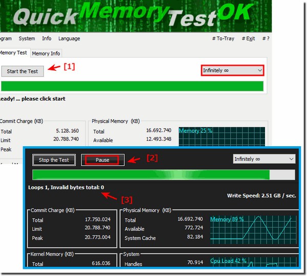 QuickMemoryTestOK(内存测试工具)