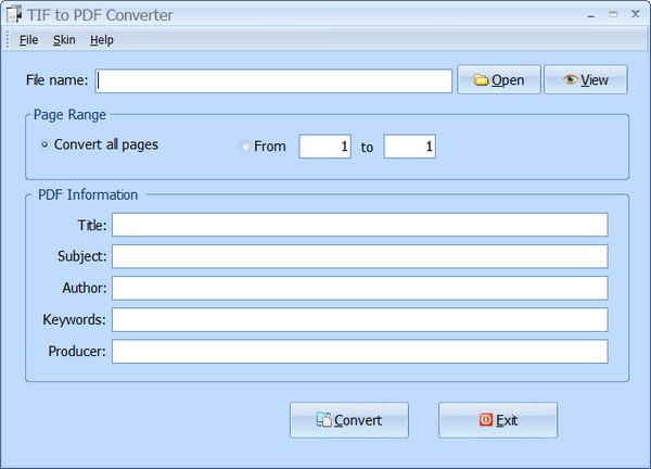 PDFArea TIF to PDF Converter(TIF转PDF转换器)