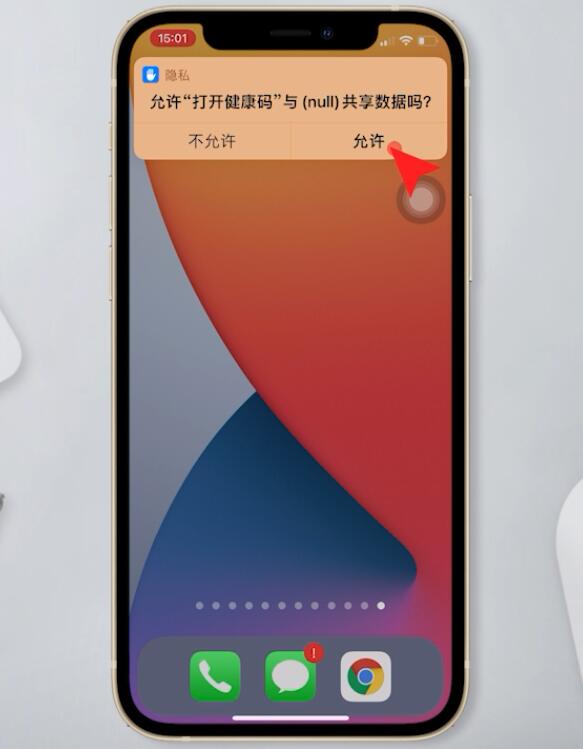 iphone点击背面健康码(14)