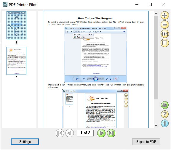 PDF Printer Pilot(PDF虚拟打印机)