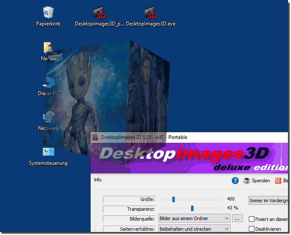 DesktopImages3D(桌面3D图片显示)