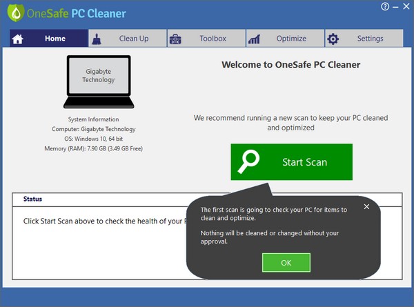 OneSafe PC Cleaner Pro(系统清理软件)