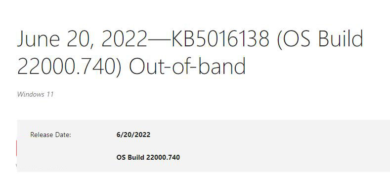 Win11 Build 22000.740 正式版更新:解决 ARM 设备登录问题(1)