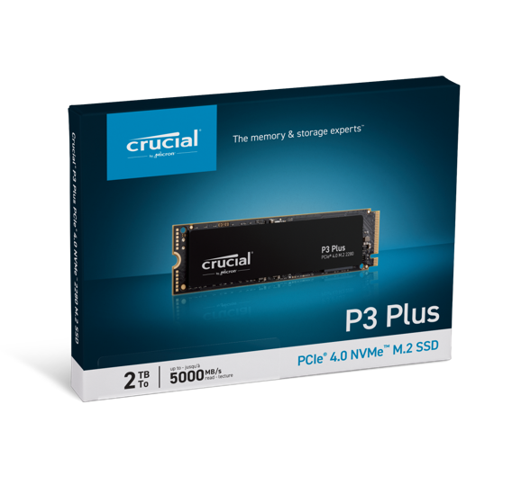 美光推出新款Crucial英睿达SSD 速度可达5000MB/s,容量最高4TB(1)