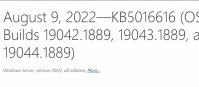 微软 Win10 Build 19044.1889 (KB5016616) 正式版发布：解决一个文件打印问题