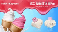 凯华与 Keydous 推出“猛男”轴体：BOX 草莓冰淇淋轴 PRO
