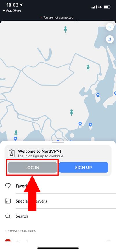 登入NordVPN