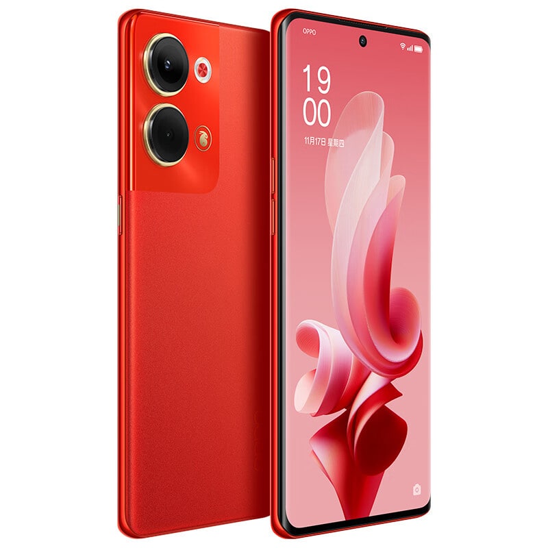 2499 元起！新年就要带点红：OPPO Reno 9 兔年定制红版本今日首销(1)
