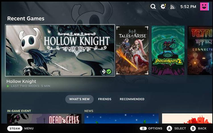 Steam Deck风格 全新Steam大屏幕模式更新现已上线