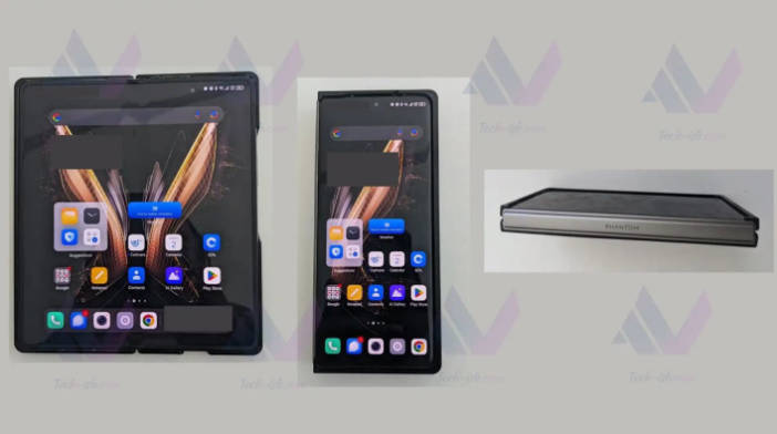 传音 Tecno 可折叠手机 Phantom V FOLD 更多真机图 / 视频曝光