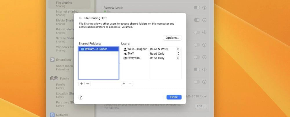 苹果 macOS Ventura 存在网络 BUG，iPhone 等本地网络设备无法访问其分享的内容(1)