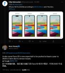 Ross Young：苹果最早要到 2025 年才会为 iPhone 17 Pro 系列手机带来屏下 Face ID