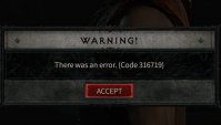 《暗黑破坏神 4》抢先体验测试太火爆，不少玩家遇到 316719 错误代码