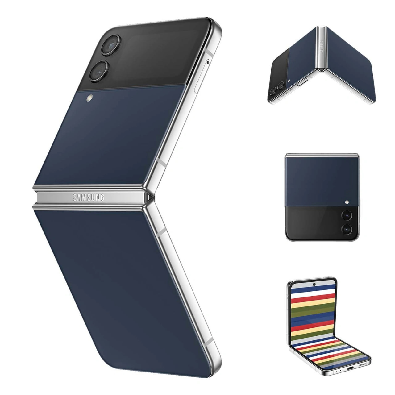 三星折叠屏手机 Galaxy Z Fold 4 勃艮第红 / Z Flip 4 海军蓝在越南发布(2)