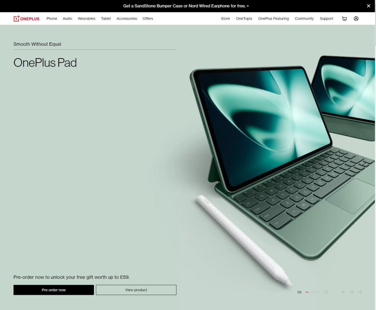 一加 OnePlus Pad 平板电脑宣布 5 月 8 日登陆美国和加拿大市场：天玑 9000 芯片 + 144Hz LCD 屏幕