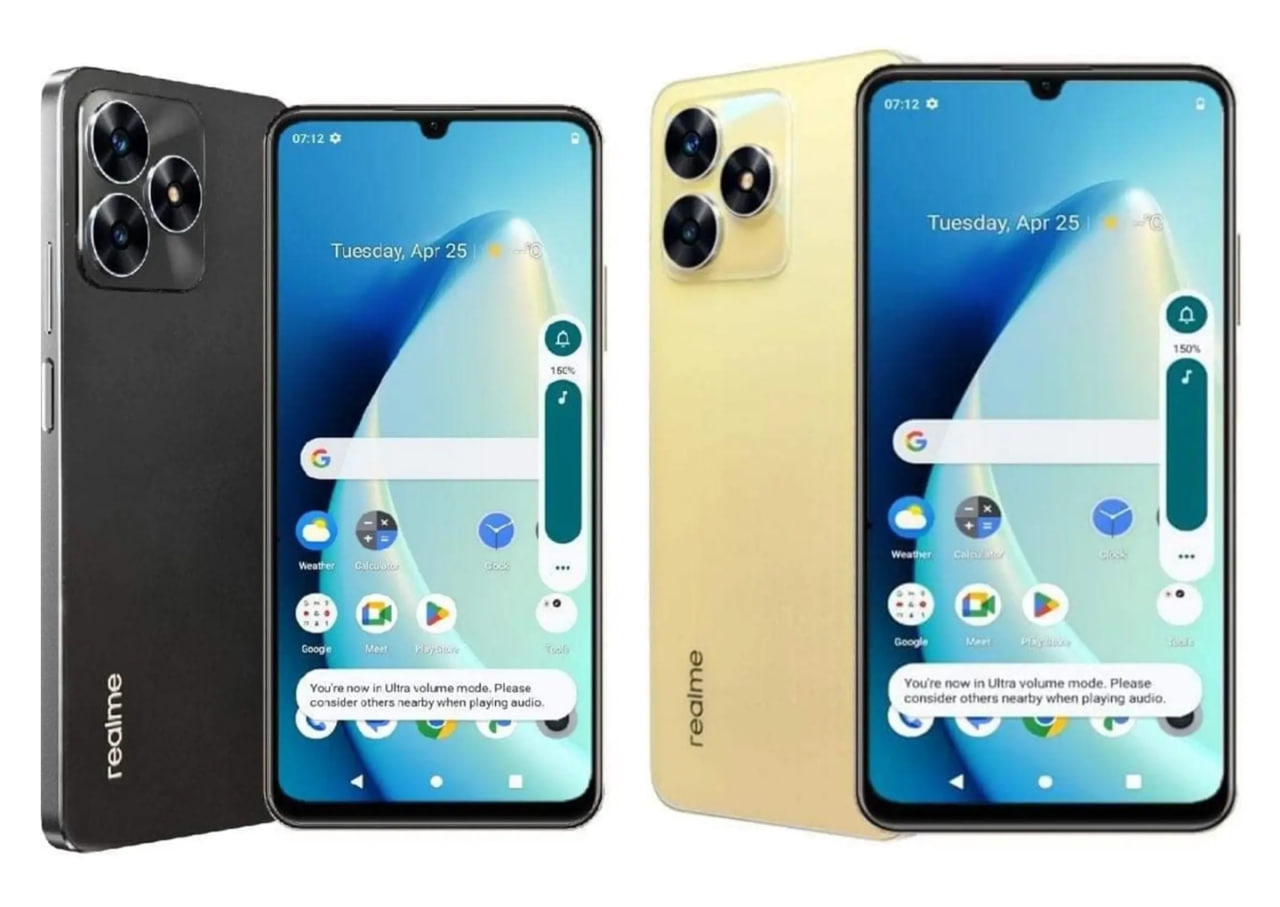 realme 真我 C53 手机渲染图曝光:展锐 T612 芯片 + 5000 万主摄 + 5000mAh 电池