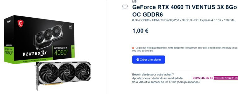 英伟达 GeForce RTX 4060 Ti 8 GB 显卡定价持平 3060 Ti 为 399 美元，16 GB 为 499 美元(1)