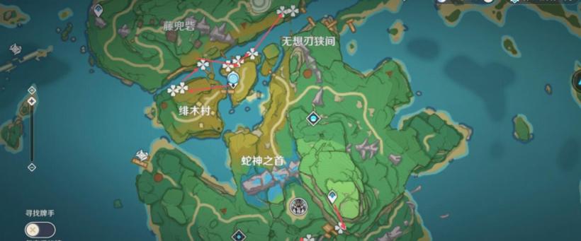 《原神》宵宫突破素材收集，鸣草素材收集路线(2)
