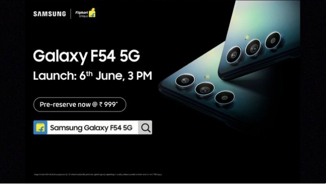 三星 Galaxy F54 5G 手机将于 6 月 6 日海外发布，后置 108MP 主摄