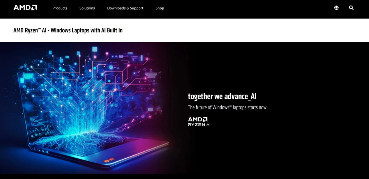 AMD 秀出锐龙 XDNA AI 引擎：抗衡英特尔 AI 竞品，号称比苹果 M2 更快
