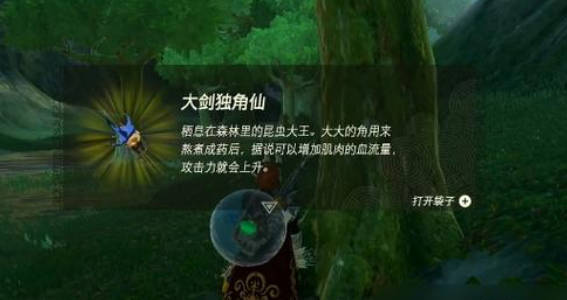 《塞尔达传说王国之泪》独角仙有什么用 《塞尔达传说王国之泪》独角仙背景及作用一览(1)