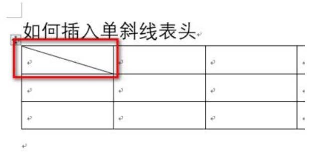 word文档添加斜线表头 如何制作斜线表头(1)